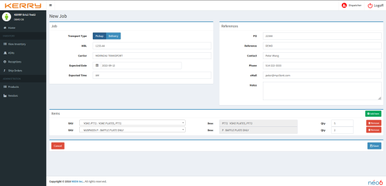 Neotrack login