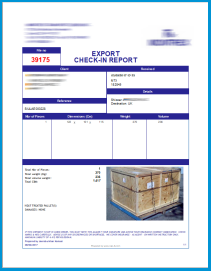 Export Check-in