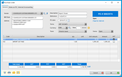 Purchase Orders
